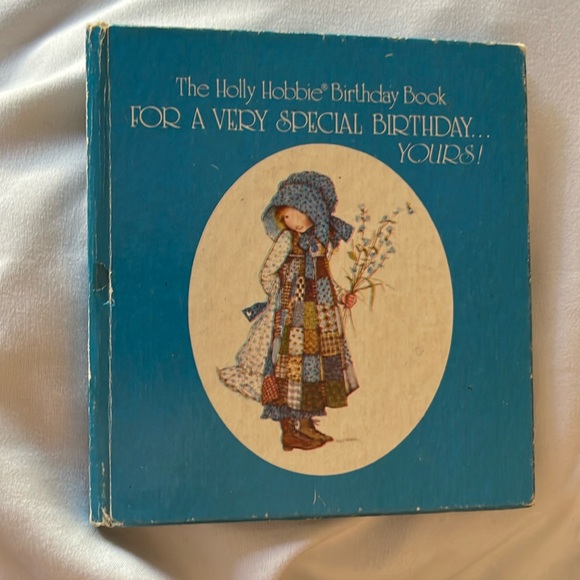 American Greetings Other - Holly Hobbie Birthday Book Hardcover by Gail Golladay American Greetings 1976